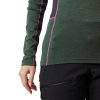 Helly Hansen W Lifa Merino Midweigh Crew Jungle Green