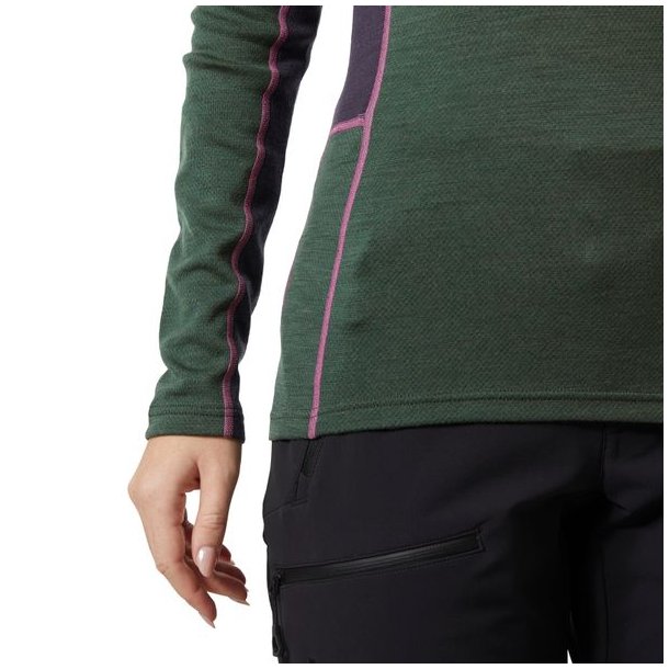 Helly Hansen W Lifa Merino Midweigh Crew Jungle Green