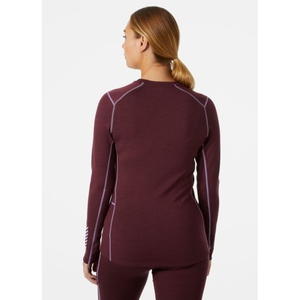 Helly Hansen W Lifa Merino Midweigh Crew Hickory