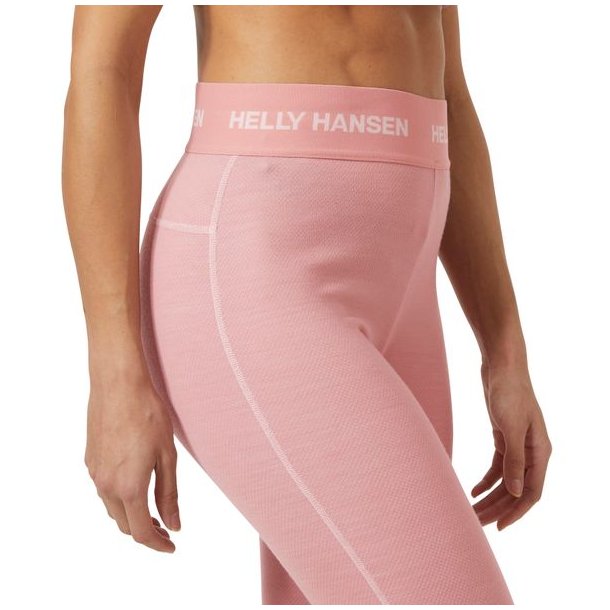 Helly Hansen W Lifa Merino Midweigh Pant Pink Salt