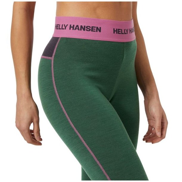 Helly Hansen W Lifa Merino Midweigh Pant Jungle Green