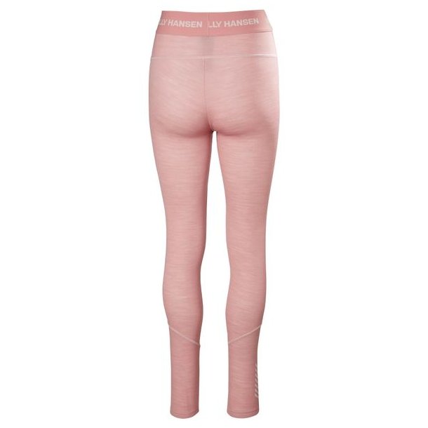 Helly Hansen W Lifa Merino Midweigh Pant Pink Salt