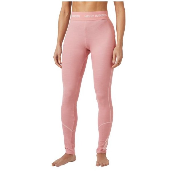 Helly Hansen W Lifa Merino Midweigh Pant Pink Salt