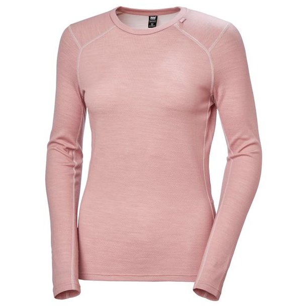 Helly Hansen W Lifa Merino Midweight Crew Pink Salt