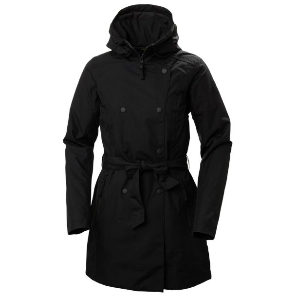 Helly Hansen Welsey Trench Coat W Black