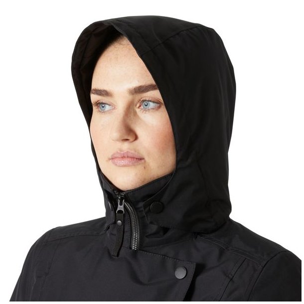 Helly Hansen Welsey Trench Coat W Black