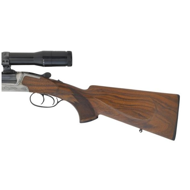 Heym 7x65R Brugt Dobbeltriffel  Med Zeiss 1,5-6x42 Sigtekikkert