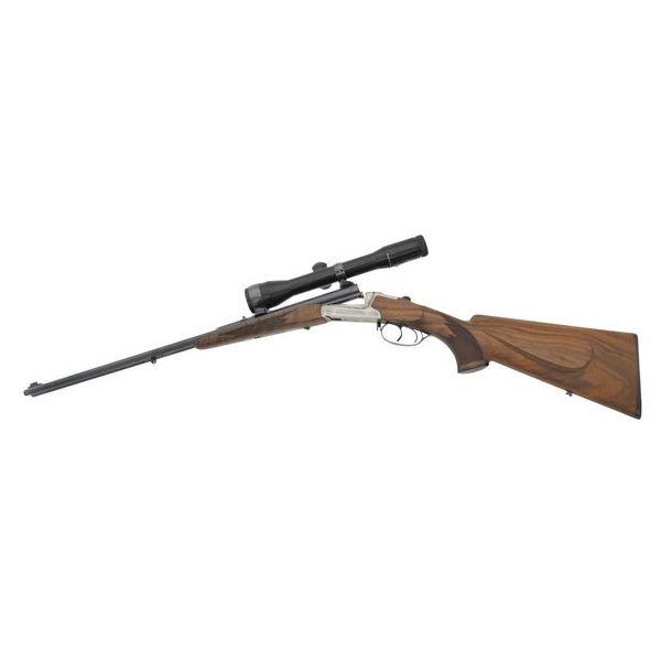 Heym 7x65R Brugt Dobbeltriffel  Med Zeiss 1,5-6x42 Sigtekikkert