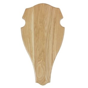 Hjorteplade lys/rund 45x24