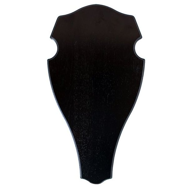 Hjorteplade Rund 45x24 Mrk