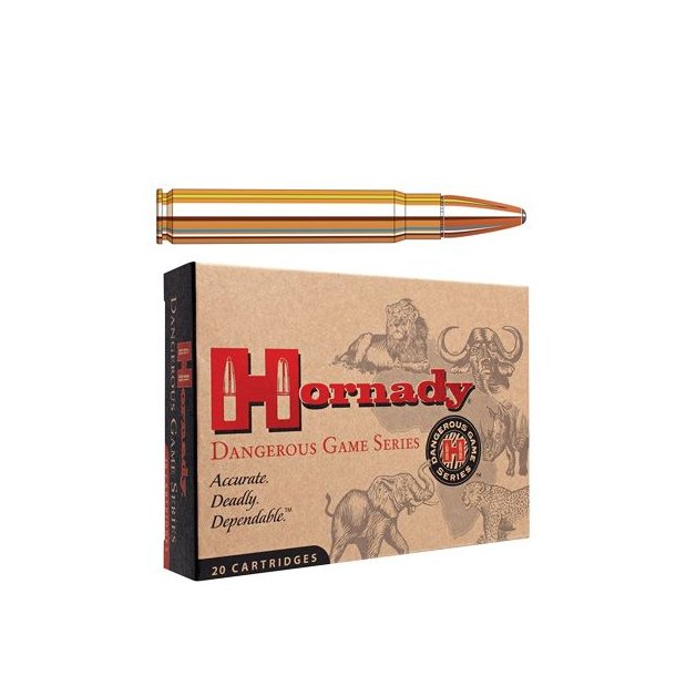Hornady DGS 9.3x62 286gr SP-RP 20 stk Riffelpatron (82303)