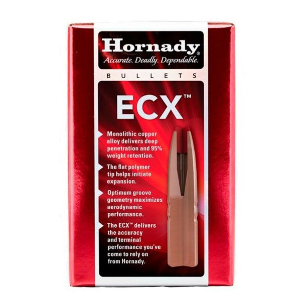 Hornady ECX 9.3 CAL .366 250g, 50 stk Blyfri Projektiler