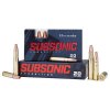 Hornady Subsonic .450 Bushmaster 395gr. SUB-X 20 stk Riffelpatron (82247)