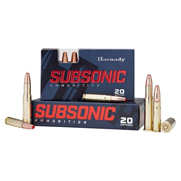 Hornady Subsonic .450 Bushmaster 395gr. SUB-X 20 stk Riffelpatron (82247)