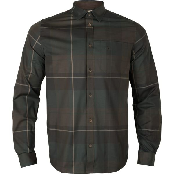 Meritana-G Skjorte - Brown Shadow Check