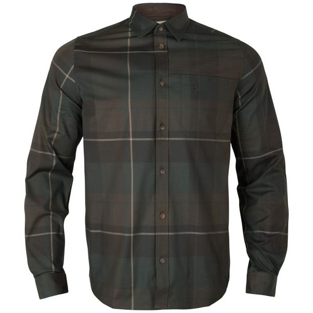 Hrkila Akse L/S Skjorte Shadow Brown Check