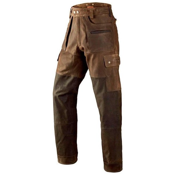 Hrkila Angus Skind Bukser Green/Brown
