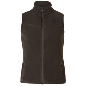 Hrkila Aspire Fleece Vest W Shadow Brown
