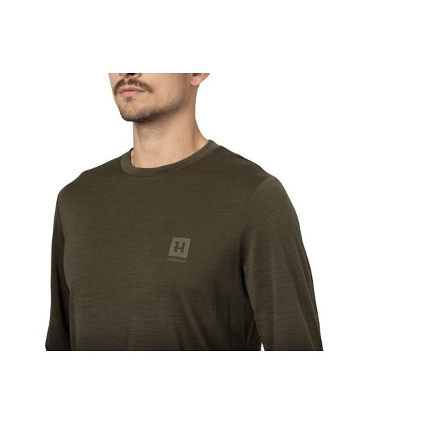 Hrkila Base All Season L/S T-Shirt Willow Green