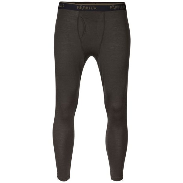Hrkila Base All Season Zip Long Johns Shadow brown