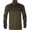 Hrkila Base Warm Zip Neck Willow green/Shadow brown