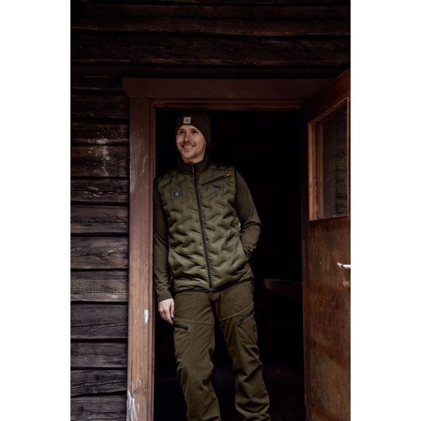 Hrkila Clim8 Insulated Vest Willow Green