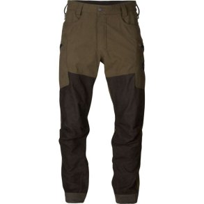 Hrkila Driven Hunt HWS Leather Trousers Willow green/Shadow brown