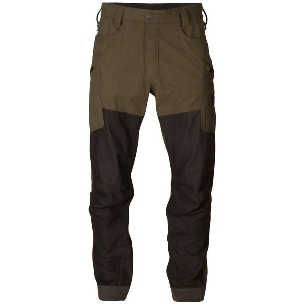 Hrkila Driven Hunt HWS Leather Trousers Willow green/Shadow brown
