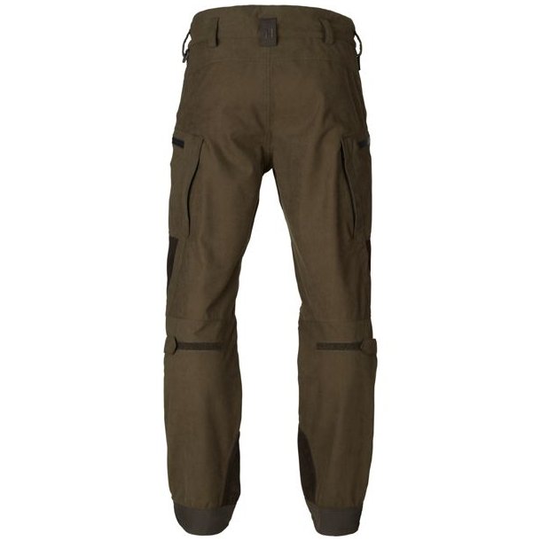 Hrkila Driven Hunt HWS Leather Trousers Willow green/Shadow brown