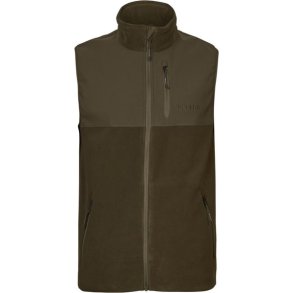 Hrkila Fjell Fleece Vest Hunting Green/Willow Green