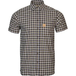 Härkila Fjell S/S Skjorte Naval Blue Check