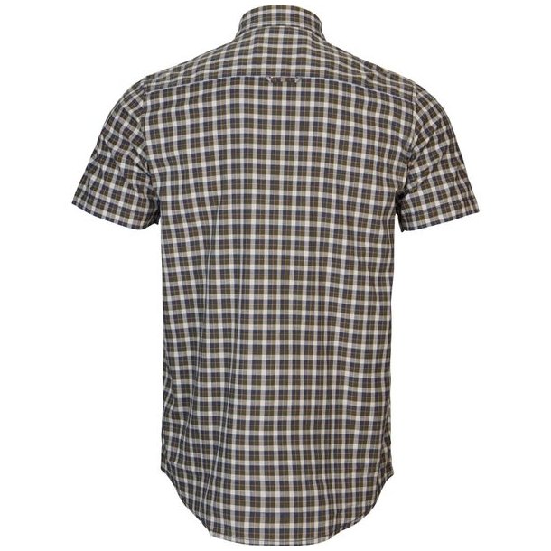 Hrkila Fjell S/S Skjorte Naval Blue Check