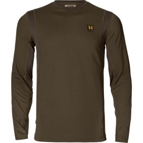 Hrkila Forest Hunter L/S T-Shirt Hunting Green / Shadow Brown