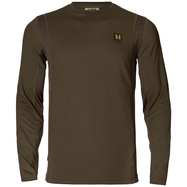 Hrkila Forest Hunter L/S T-Shirt Hunting Green / Shadow Brown