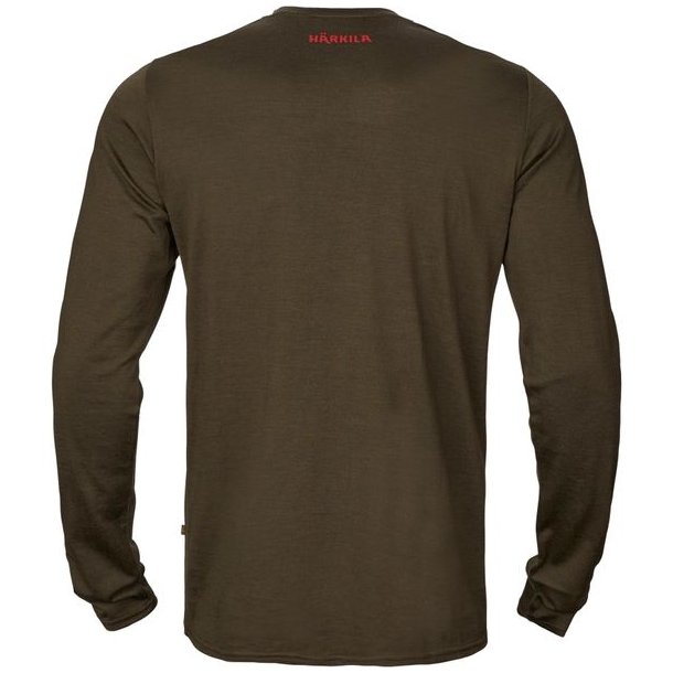 Hrkila Game L/S T-Shirt Willow Green Moose