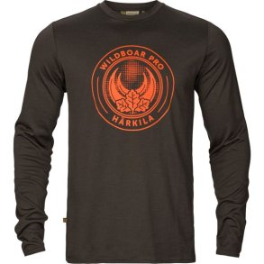 Hrkila Game L/S T-Shirt Shadow Brown Wildboar