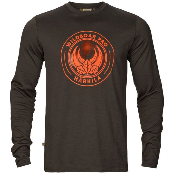 Hrkila Game L/S T-Shirt Shadow Brown Wildboar