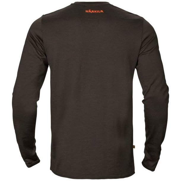 Hrkila Game L/S T-Shirt Shadow Brown Wildboar