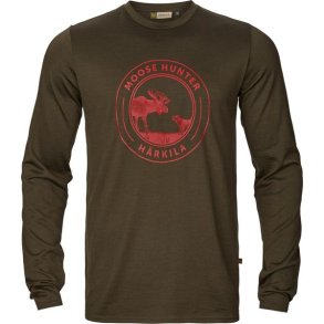 Härkila Game L/S T-Shirt Willow Green Moose