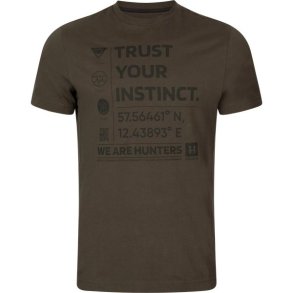 Hrkila Instinct T-Shirt Shadow Brown