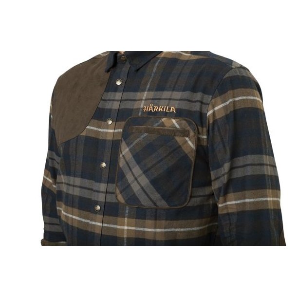 Hrkila Jarne Shooting Skjorte Dark Olive