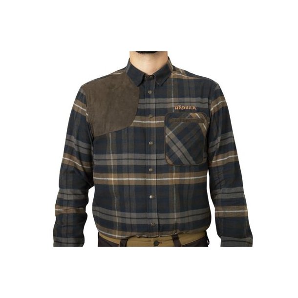 Hrkila Jarne Shooting Skjorte Dark Olive