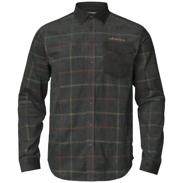 Hrkila Kaldfjord Corduroy Check Skjorte Phantom