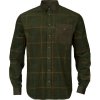 Hrkila Kaldfjord Corduroy Skjorte Willow Green Check