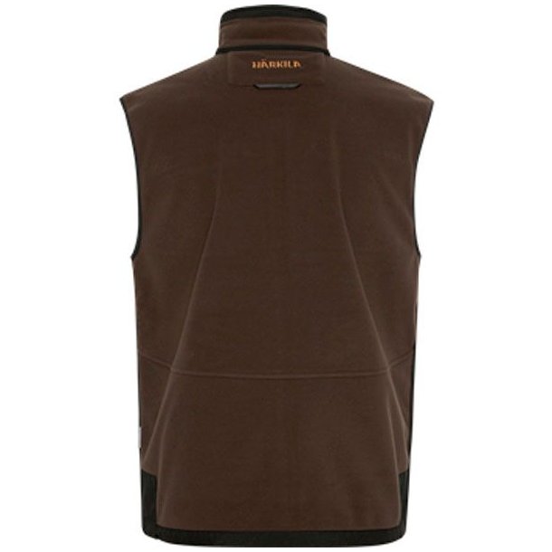 Hrkila Kamko Fleece Vest Brown/Red