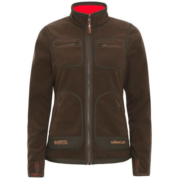 Hrkila Kamko Fleece Women Brown/Red