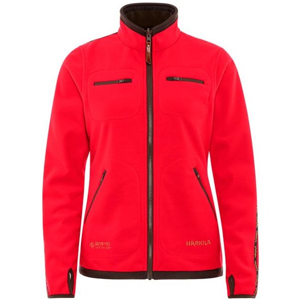Hrkila Kamko Fleece Women Brown/Red