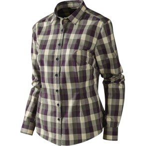 Hrkila Lara Lady Shirt Plum Perfect Check