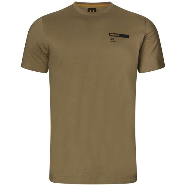 Hrkila Logo Band T-Shirt Dark Antique Bronze