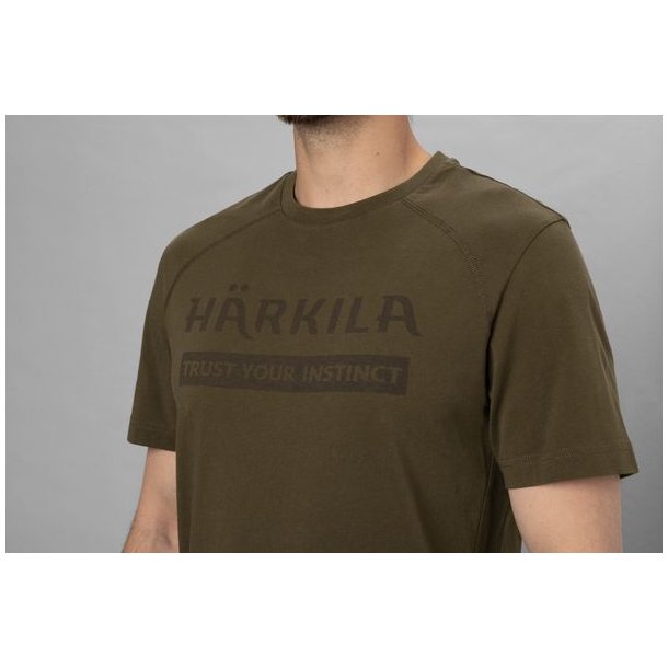 Hrkila Logo T-Shirt Willow Green